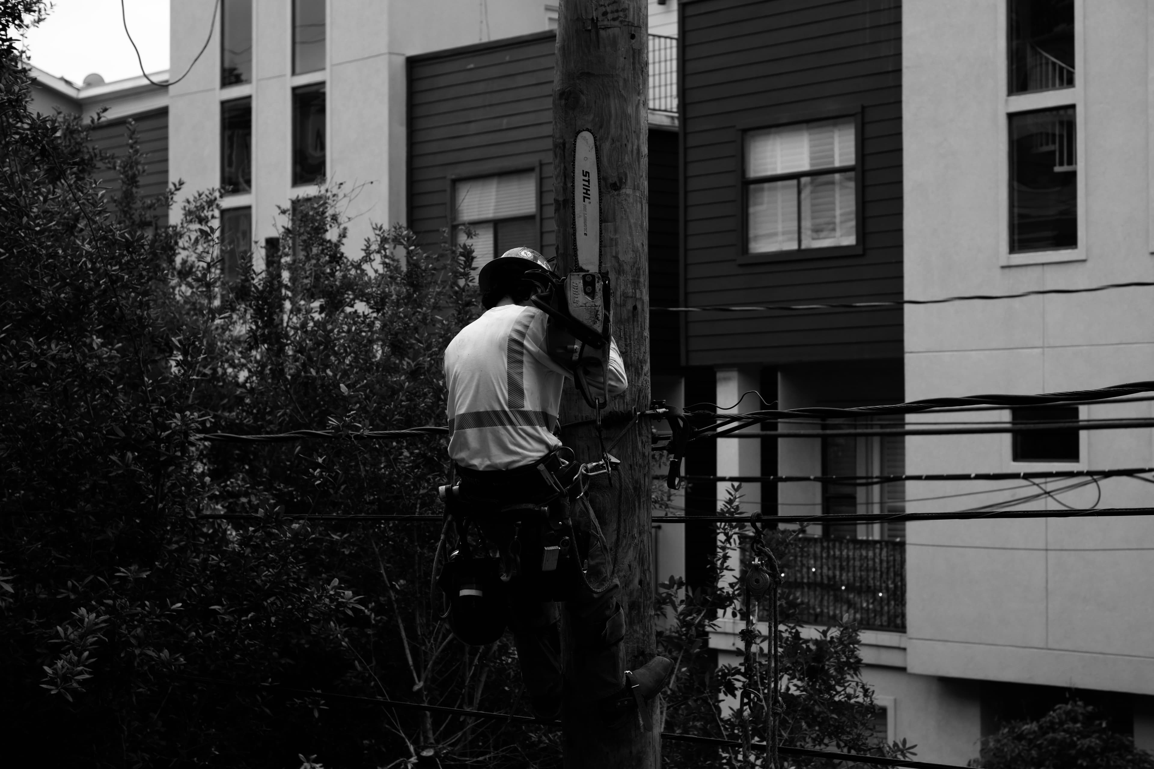 Wireman with Chainsaw